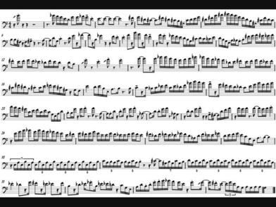 Elliot Mason 'Black & White' Trombone Solo Transcription