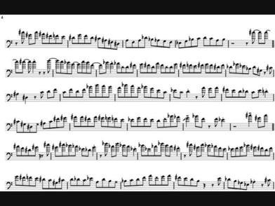 Elliot Mason 'Stage Pints' Trombone Solo Transcription